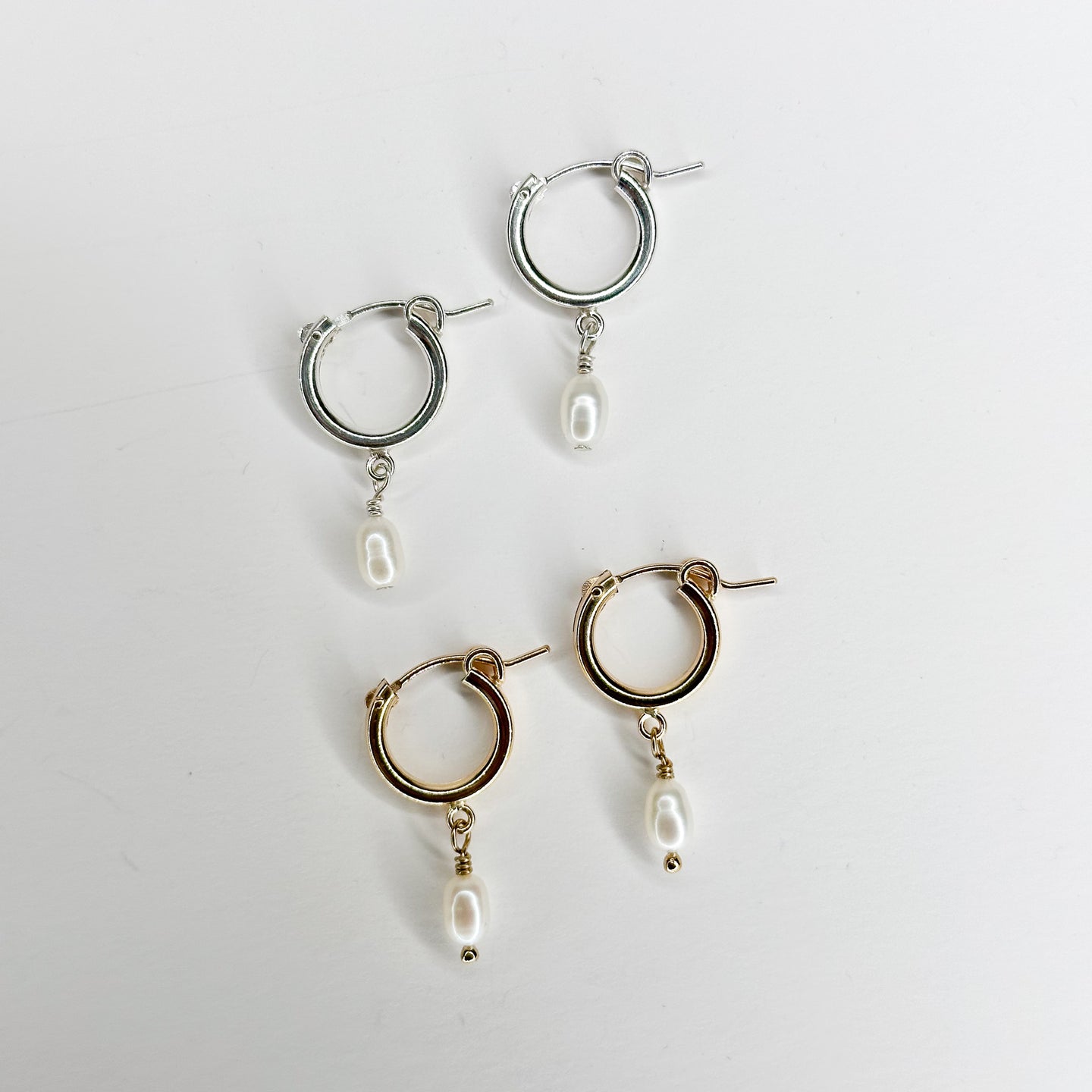 Pearl Hoops