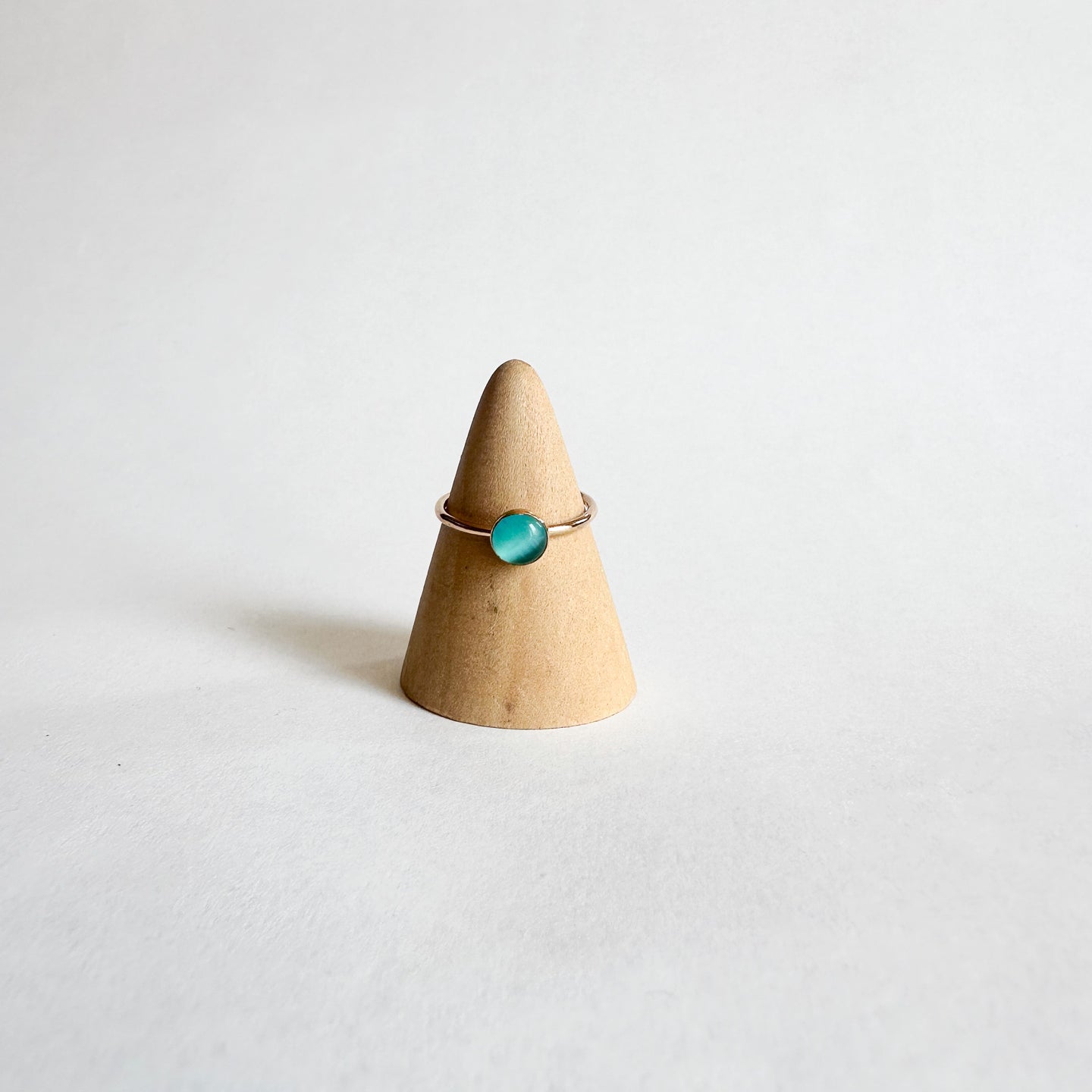 Blue Cat's Eye Ring | Size 6