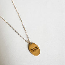 Load image into Gallery viewer, Stamped 313 Necklace
